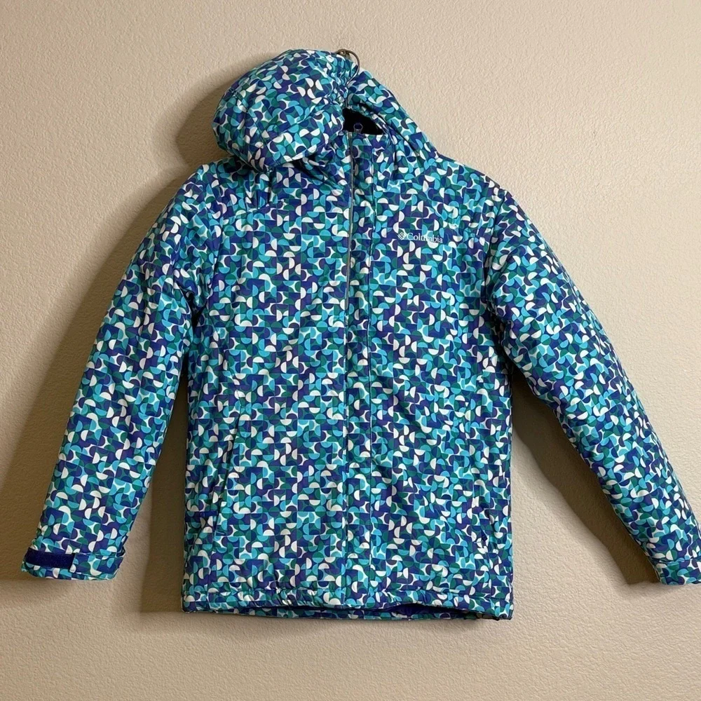 Columbia girls horizon ride winter coat size 14/16 large EUC